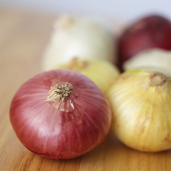 Red and white onions