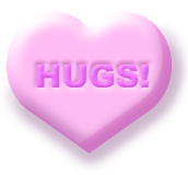 Hugs candy cartoon